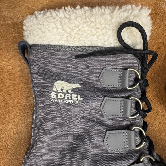 Sorel Waterproof Winter Snow Boots Women’s Size 9 Faux Fur Lined (Like New) - Picture 4 of 9